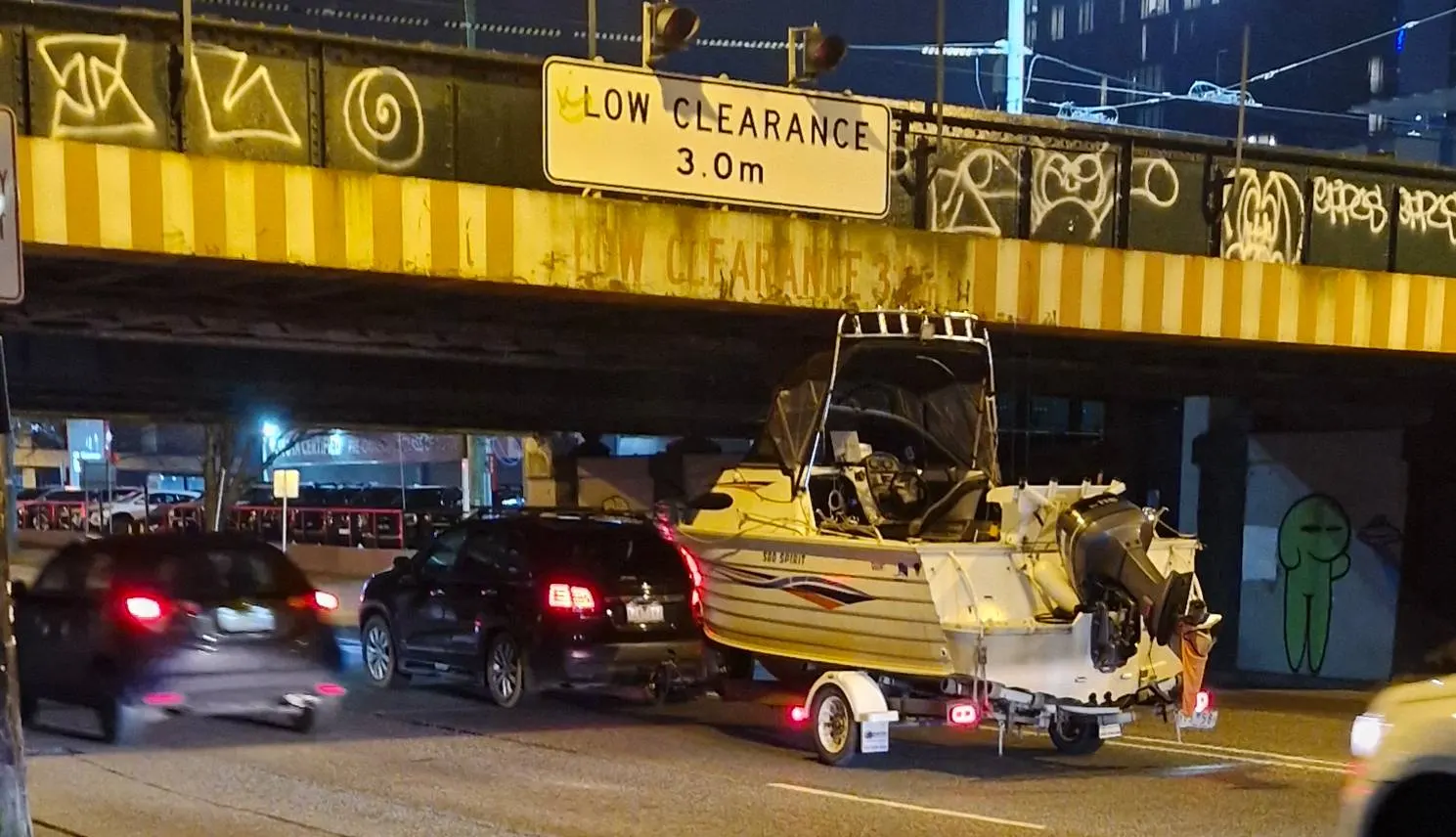 Row, Row, Row Your Car (Into the Bridge, Apparently)