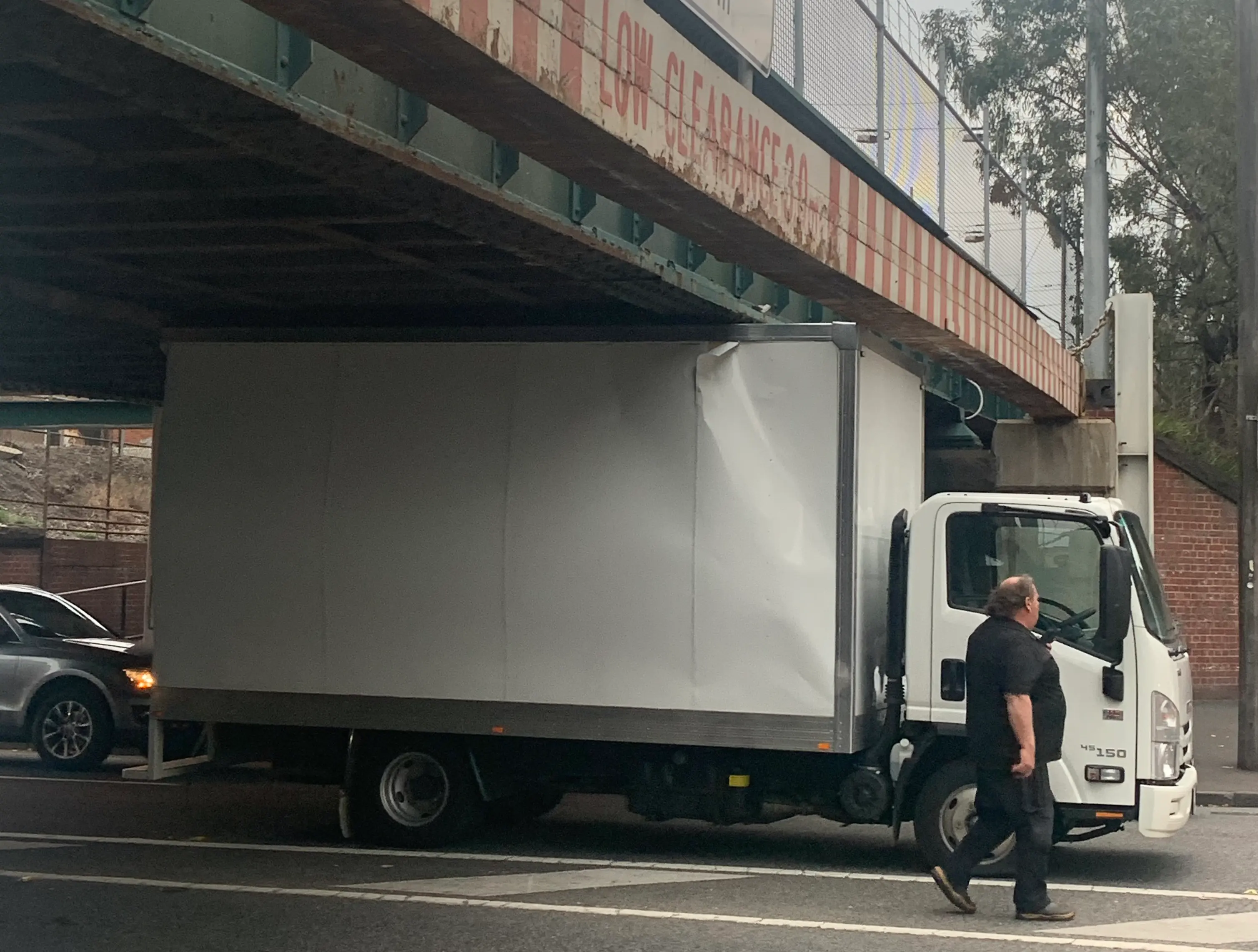 White Truck vs. THE WEDGE